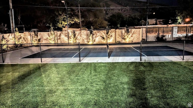 13327 S Bullitt Ln, Draper, UT 84020 - view of sport court featuring fence and a yard