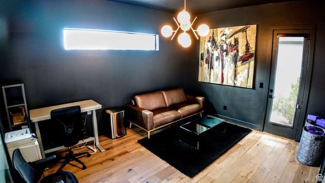 13327 S Bullitt Ln, Draper, UT 84020 - office featuring hardwood / wood-style floors