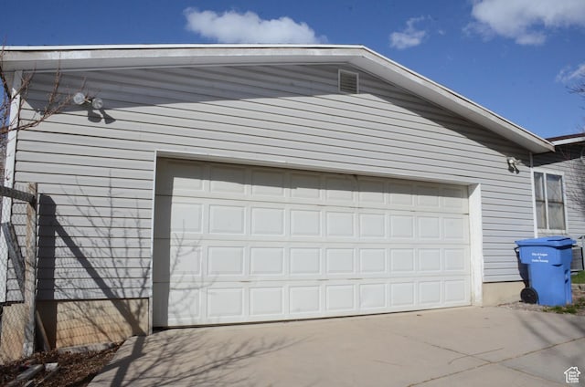 645 N 600 E, Hyrum, UT 84319 - garage featuring concrete driveway