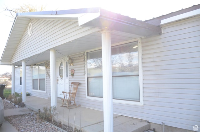 645 N 600 E, Hyrum, UT 84319 - view of property exterior with covered porch