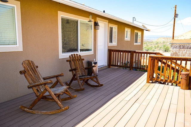 5859 E Ashley Creek Rd S, Vernal, UT 84078 - view of wooden terrace