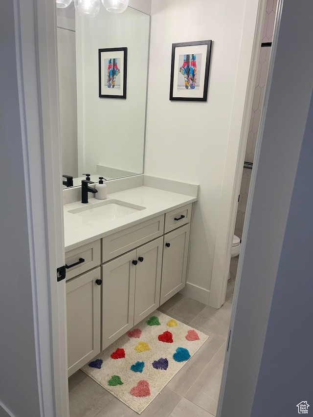 889 S Winter Ln, North Salt Lake, UT 84054 - bathroom featuring vanity and toilet