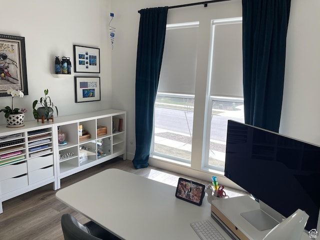 889 S Winter Ln, North Salt Lake, UT 84054 - office area featuring wood finished floors