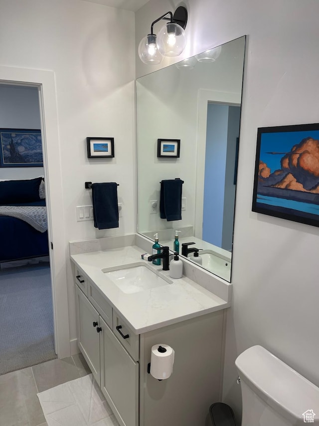 889 S Winter Ln, North Salt Lake, UT 84054 - ensuite bathroom with vanity, ensuite bath, and toilet