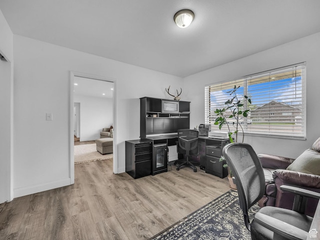 295 S 200 W, Delta, UT 84624 - home office featuring baseboards and light wood-type flooring