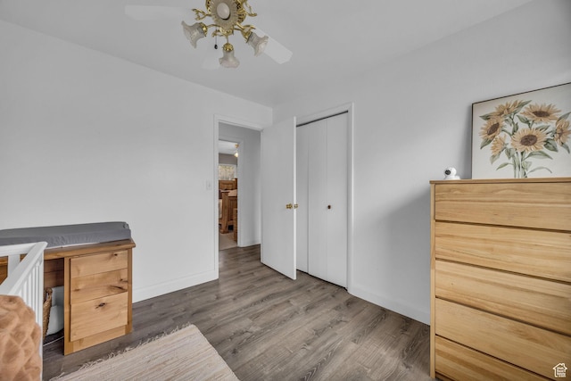 295 S 200 W, Delta, UT 84624 - office featuring a ceiling fan, baseboards, and wood finished floors