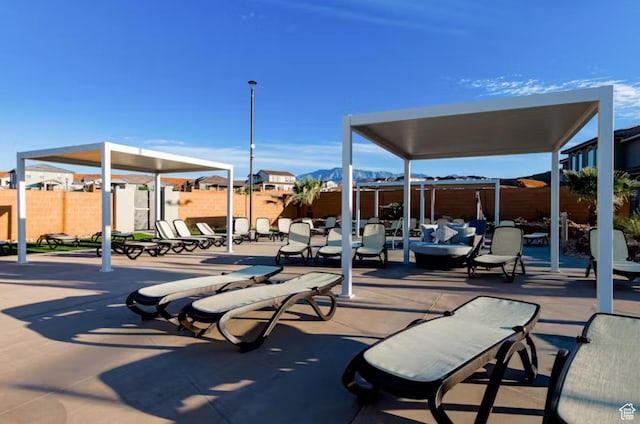 1427 N Rustico Dr, Washington, UT 84780 - view of patio / terrace featuring fence