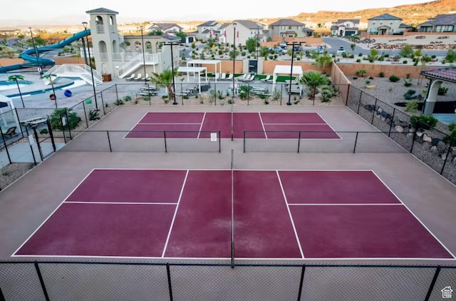 1427 N Rustico Dr, Washington, UT 84780 - view of tennis court featuring fence