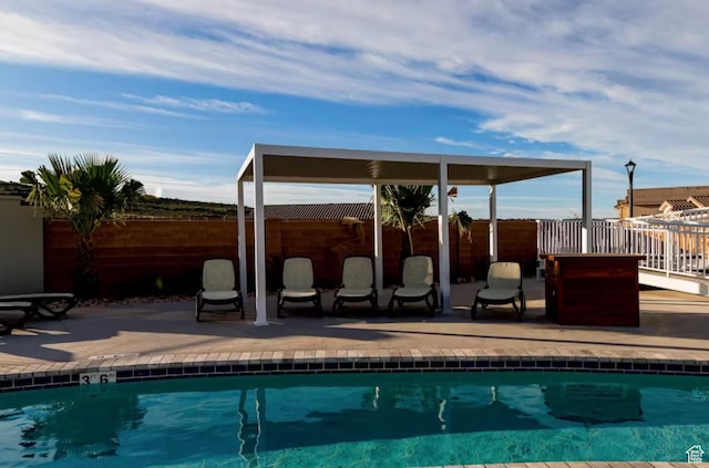1427 N Rustico Dr, Washington, UT 84780 - view of swimming pool with a patio and fence