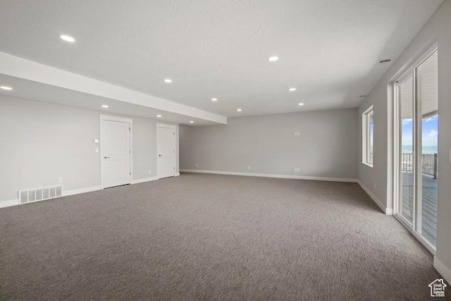 2275 E Meadowlark Ln N, North Logan, UT 84341 - empty room featuring baseboards, visible vents, carpet, and recessed lighting