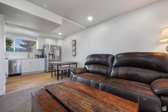 501 Valley View Dr, Tooele, UT 84074 - living room with recessed lighting and light wood finished floors