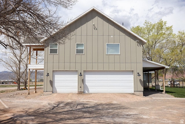 815 S Annabella Rd, Richfield, UT 84701 - view of home's exterior with driveway, a garage, and board and batten siding