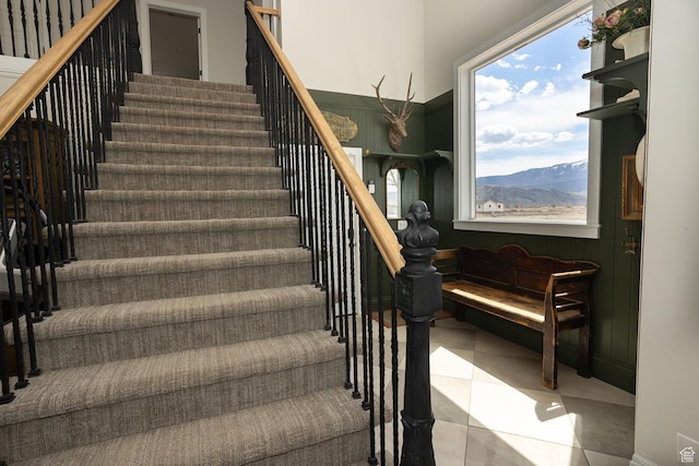 815 S Annabella Rd, Richfield, UT 84701 - staircase featuring tile patterned flooring