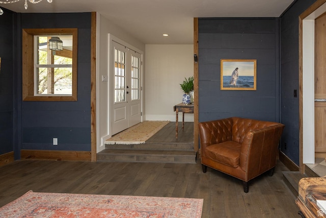815 S Annabella Rd, Richfield, UT 84701 - entryway with wood finished floors, recessed lighting, and baseboards