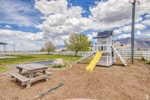 431 W 3460 N, Erda, UT 84074 - community playground with fence and a mountain view