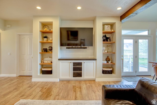 431 W 3460 N, Erda, UT 84074 - living room with light wood-style floors and recessed lighting