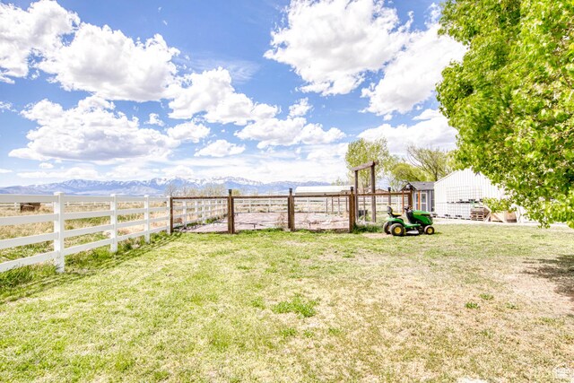 431 W 3460 N, Erda, UT 84074 - view of yard with a mountain view and fence