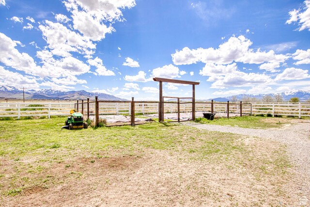 431 W 3460 N, Erda, UT 84074 - view of yard with a mountain view and a rural view