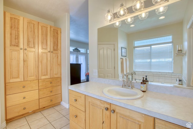 431 W 3460 N, Erda, UT 84074 - bathroom featuring tile patterned flooring and vanity
