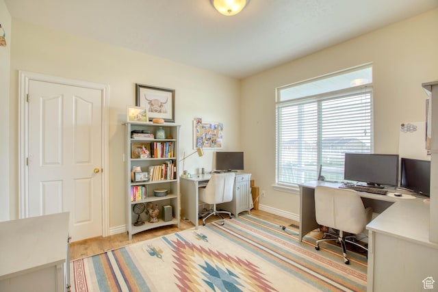 431 W 3460 N, Erda, UT 84074 - office with light wood-type flooring and baseboards