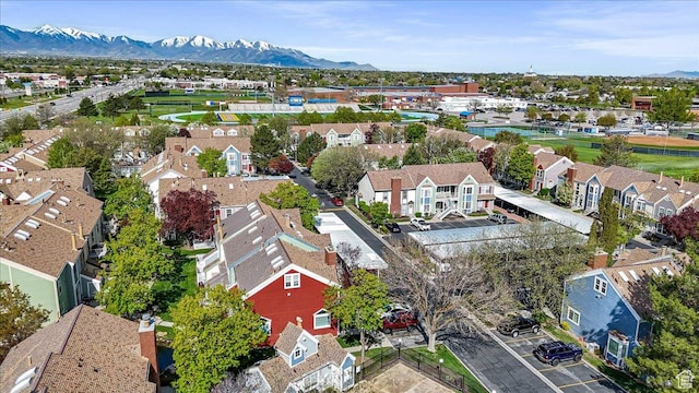 1381 W Beacon Hill Dr S, Taylorsville, UT 84123 - aerial view of residential area featuring mountains