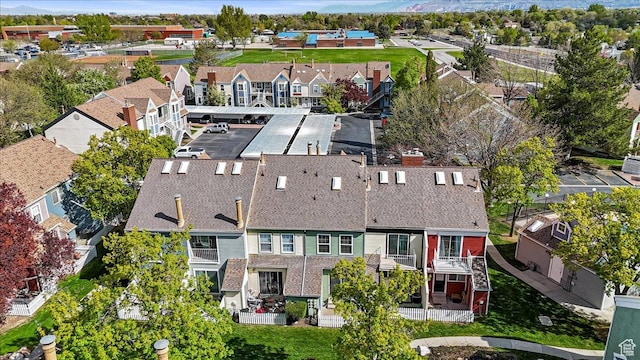 1381 W Beacon Hill Dr S, Taylorsville, UT 84123 - aerial view of residential area with a mountainous background