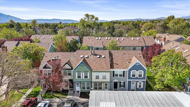 1381 W Beacon Hill Dr S, Taylorsville, UT 84123 - aerial view of residential area with a mountainous background