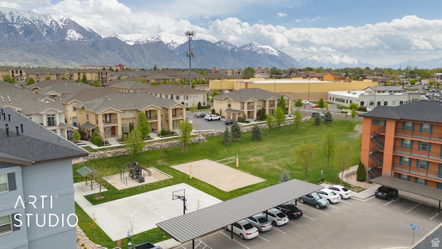 1004 N 1090 W Unit 401, Orem, UT 84057 - aerial perspective of suburban area with mountains
