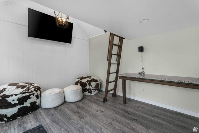 4772 W Thorntree Ln, Herriman, UT 84096 - interior space featuring baseboards and dark wood-type flooring