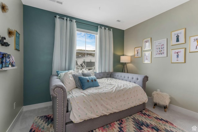 4772 W Thorntree Ln, Herriman, UT 84096 - bedroom with baseboards, visible vents, and carpet flooring