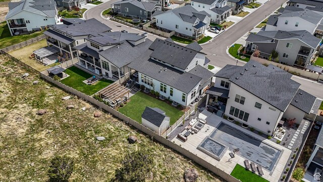 4772 W Thorntree Ln, Herriman, UT 84096 - birds eye view of property featuring a residential view