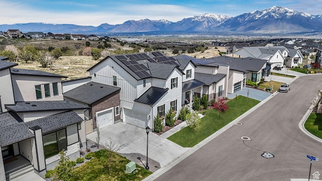 4772 W Thorntree Ln, Herriman, UT 84096 - drone / aerial view featuring a mountain view and a residential view