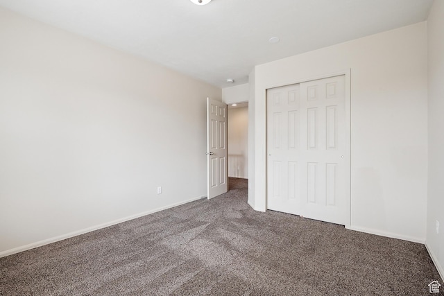 1030 S Barley Ln, Kaysville, UT 84037 - unfurnished bedroom with a closet, baseboards, and carpet floors