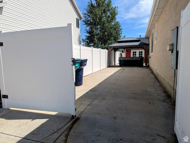 846 E 2200 S, Clearfield, UT 84015 - fenced backyard with a gazebo and a patio area