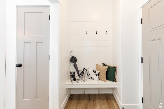1076 E 300 S, Smithfield, UT 84335 - mudroom with baseboards and wood finished floors
