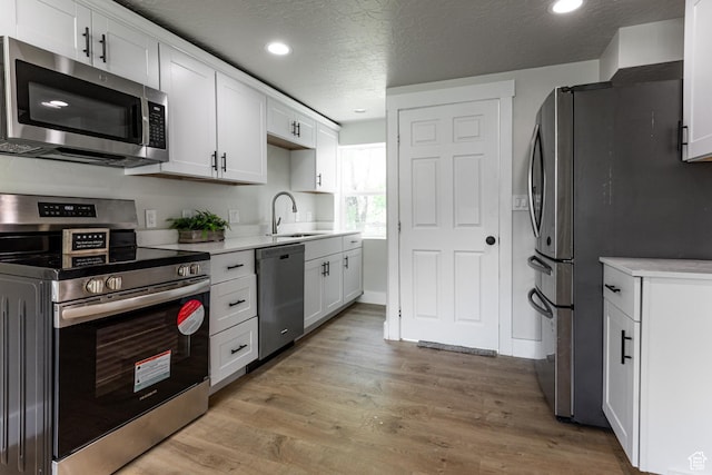 263 N 100 E, Springville, UT 84663 - kitchen with appliances with stainless steel finishes, light countertops, light wood-style flooring, and a sink