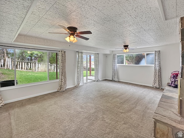 886 E Hillcrest Dr, Springville, UT 84663 - carpeted empty room featuring a ceiling fan and baseboards