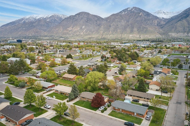 985 S 600 W, Provo, UT 84601 - drone / aerial view with a mountain view and a residential view