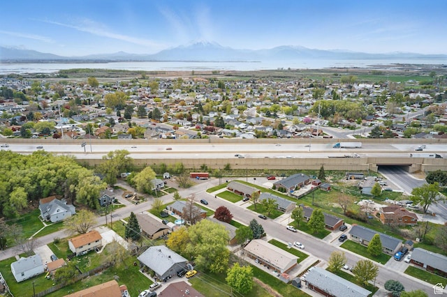 985 S 600 W, Provo, UT 84601 - drone / aerial view with a water and mountain view and a residential view