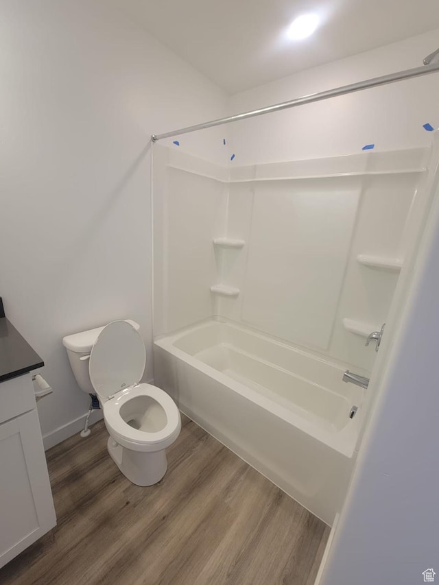 1146 W 310 S, American Fork, UT 84003 - full bath featuring wood finished floors, toilet, shower / tub combination, and vanity