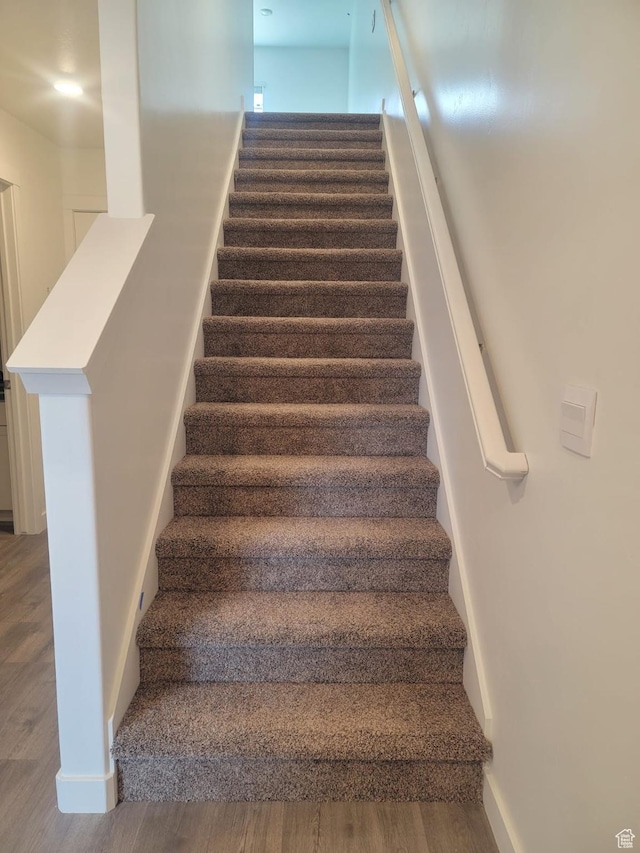 1146 W 310 S, American Fork, UT 84003 - stairway featuring wood finished floors and baseboards