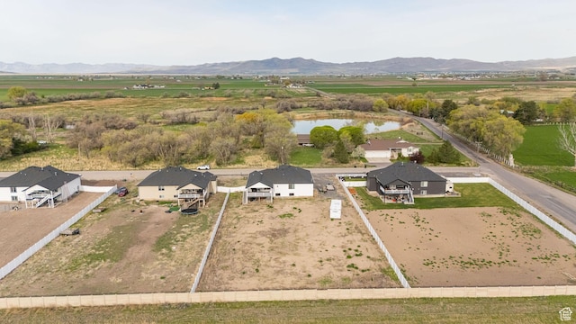 9568 N 5600 W, Elwood, UT 84337 - bird's eye view featuring a rural view and a mountain view