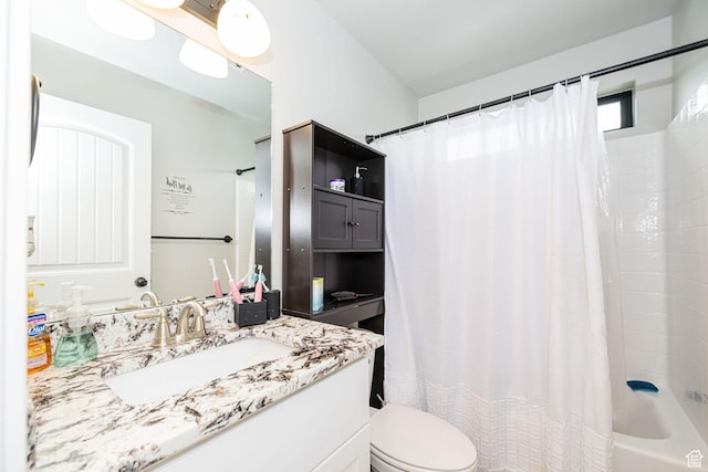 9568 N 5600 W, Elwood, UT 84337 - full bath featuring vanity, toilet, and shower / tub combo with curtain