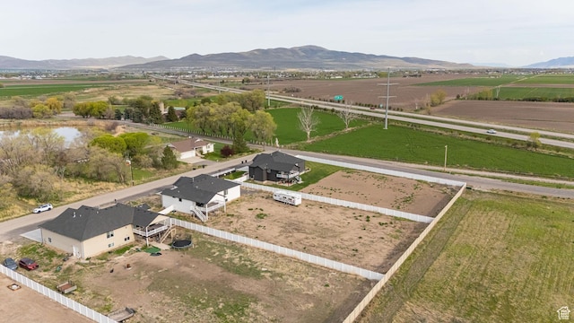 9568 N 5600 W, Elwood, UT 84337 - birds eye view of property featuring a mountain view and a rural view