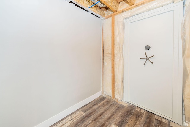 9568 N 5600 W, Elwood, UT 84337 - interior space with baseboards and wood finished floors