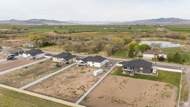 9568 N 5600 W, Elwood, UT 84337 - aerial view with a rural view and a water and mountain view