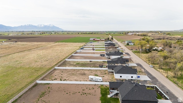 9568 N 5600 W, Elwood, UT 84337 - aerial view featuring a rural view and a mountain view