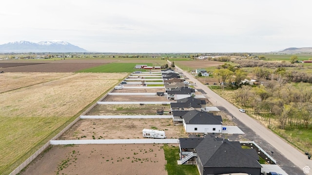 9568 N 5600 W, Elwood, UT 84337 - aerial view featuring a mountain view and a rural view