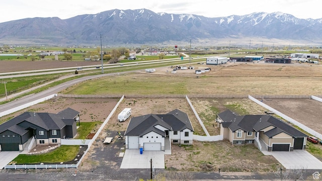 9568 N 5600 W, Elwood, UT 84337 - bird's eye view with a mountain view