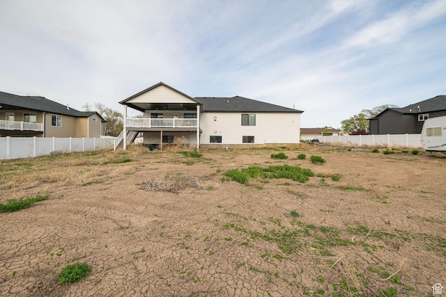 9568 N 5600 W, Elwood, UT 84337 - back of property featuring fence and stairs